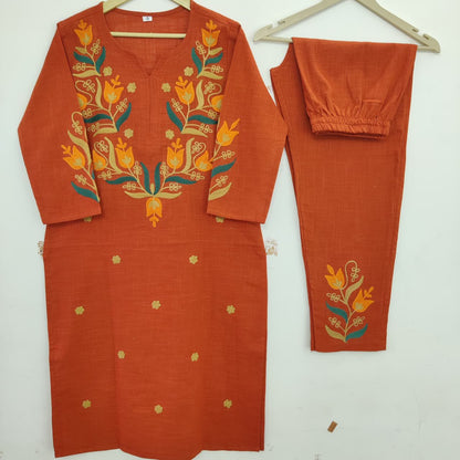 Stylish Embroidered Co-ord Set