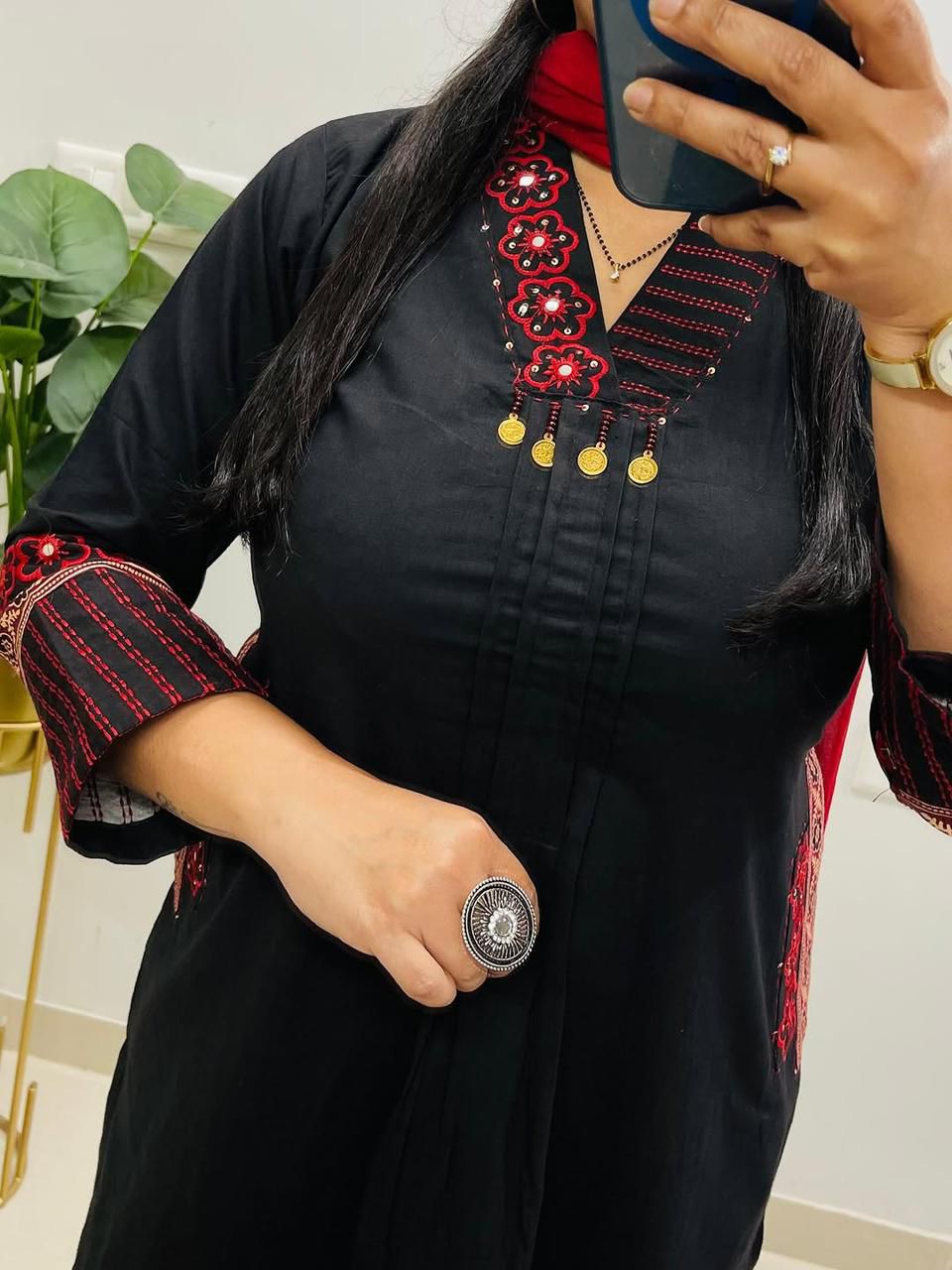 Beautifully Crafted Cotton Kurta 3-Piece Set