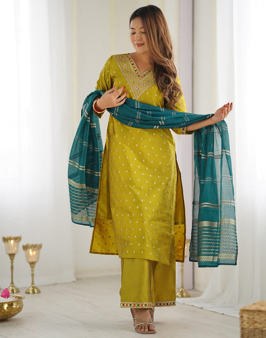 Kasturi Silk Kurta Set
