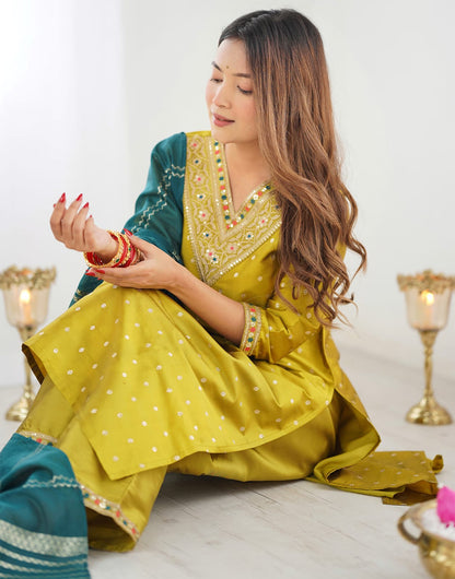 Kasturi Silk Kurta Set