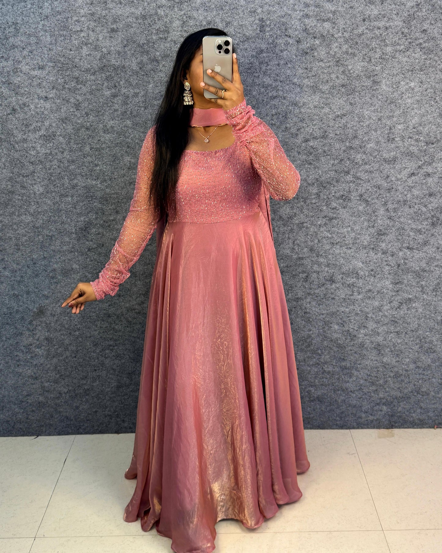 Exclusive Drape Style Gown Set (4 Colours)