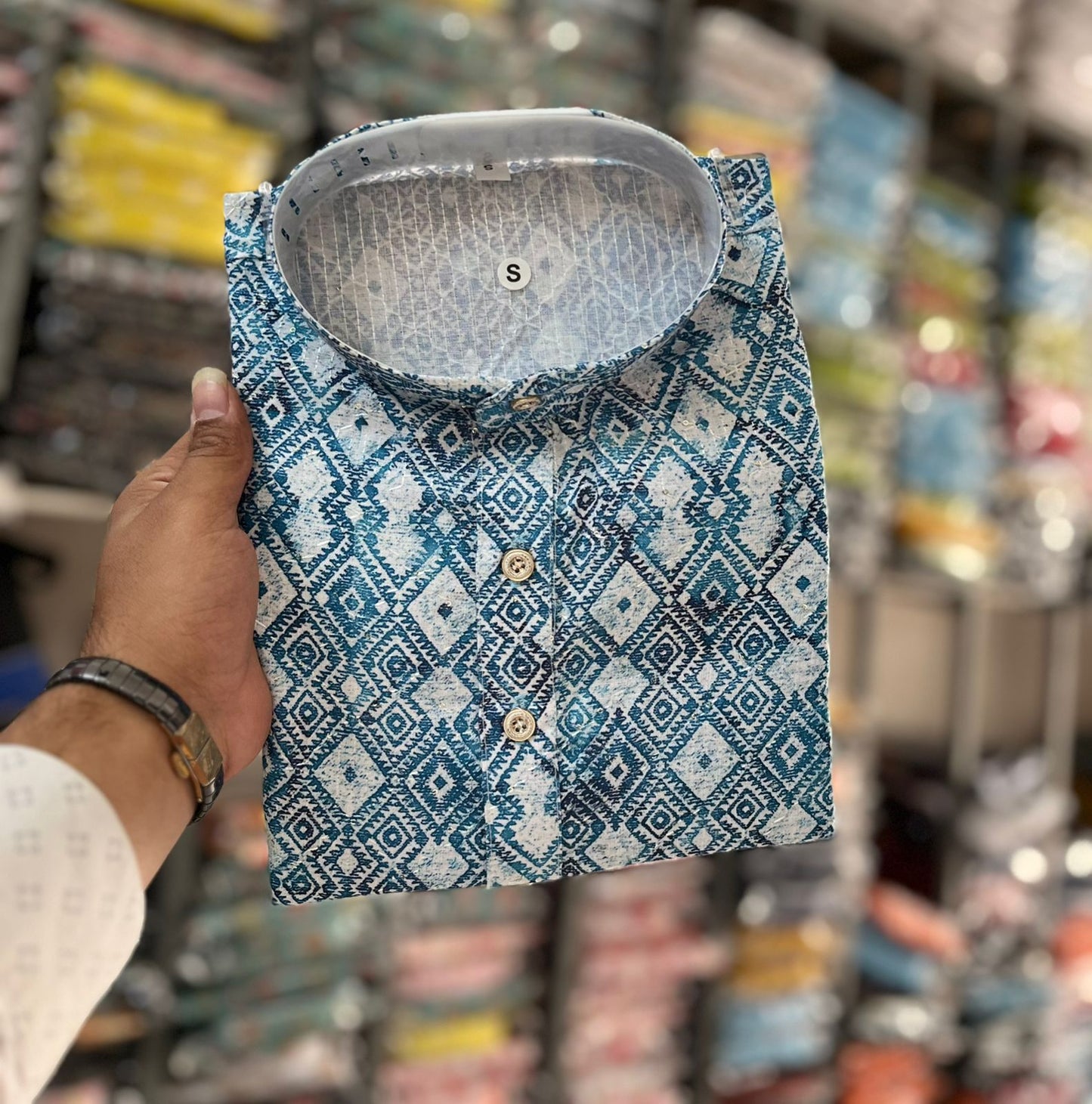 Father And Son Matching Printed Kurta Set (For Men)