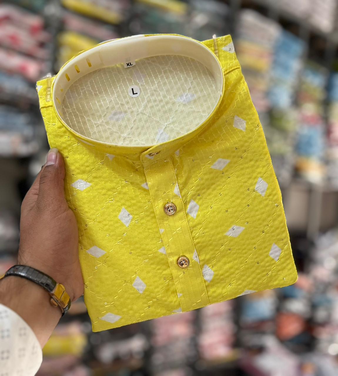 Father And Son Matching Printed Kurta Set (For Men)