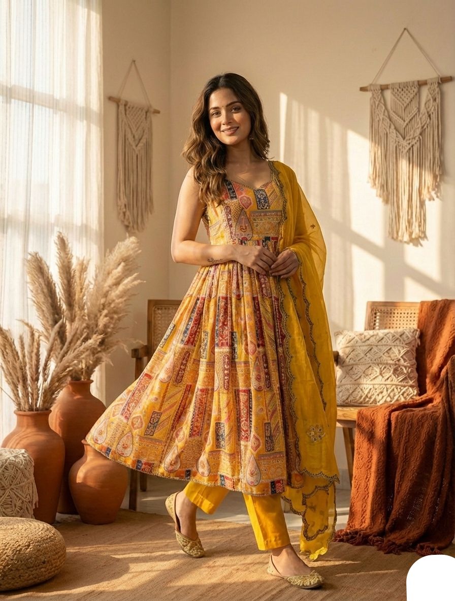 Sunshine Yellow Luxurious 3-Piece Set