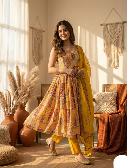 Sunshine Yellow Luxurious 3-Piece Set