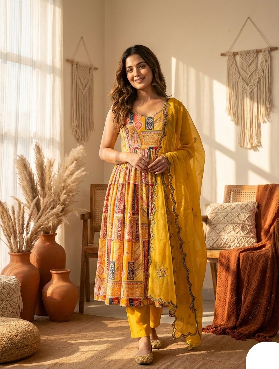 Sunshine Yellow Luxurious 3-Piece Set