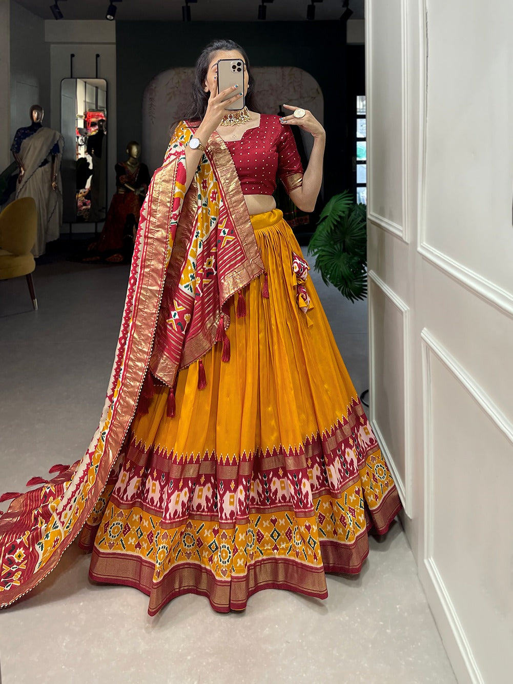 New Festive Silk Patola Lehenga Choli