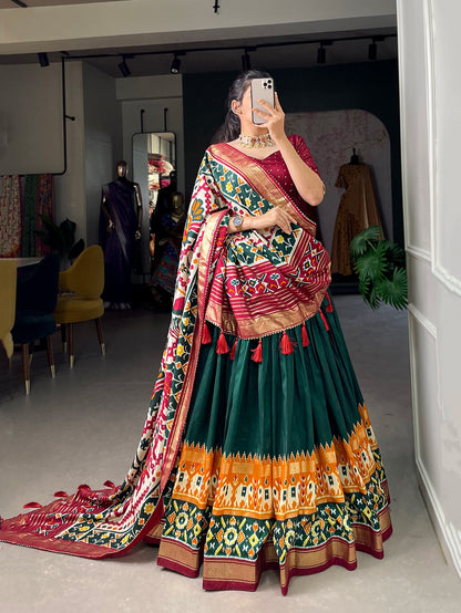 New Festive Silk Patola Lehenga Choli