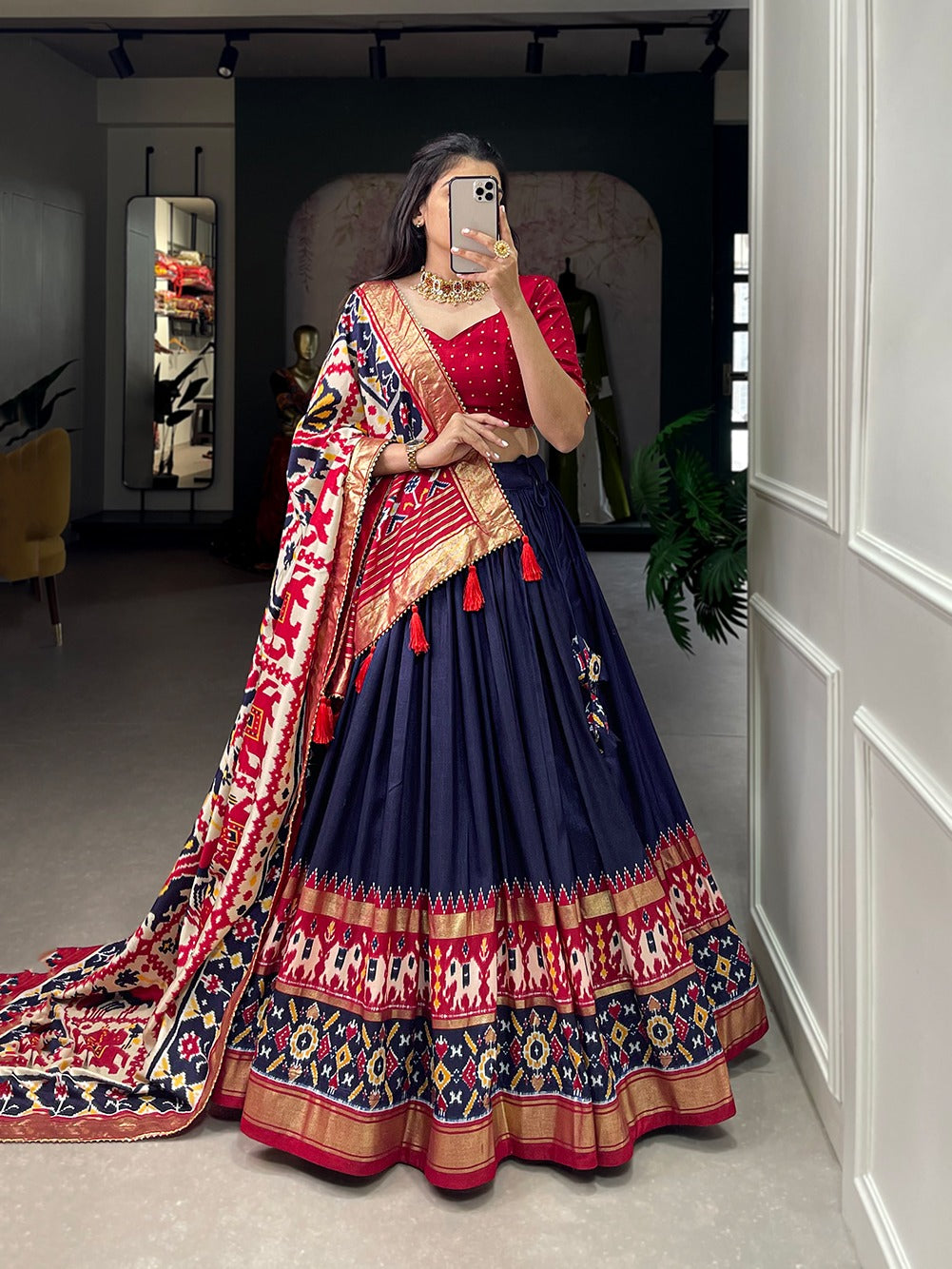 New Festive Silk Patola Lehenga Choli