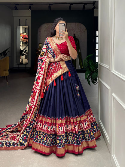 New Festive Silk Patola Lehenga Choli