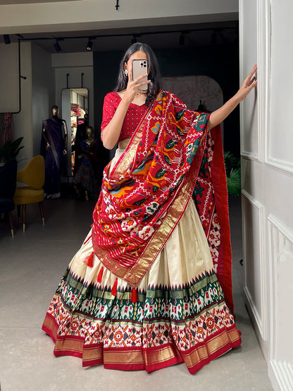 New Festive Silk Patola Lehenga Choli
