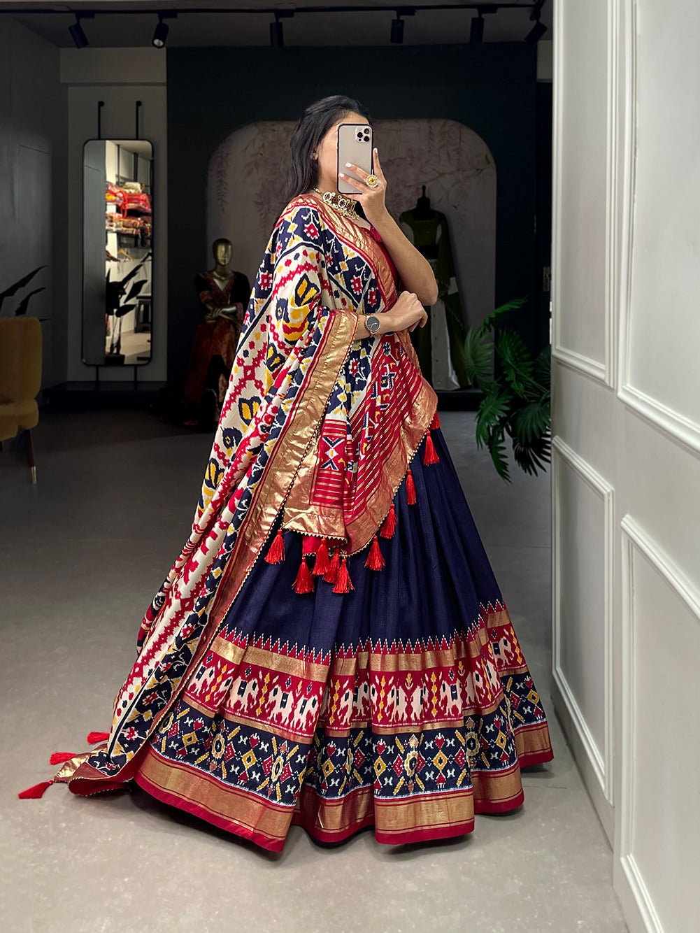 New Festive Silk Patola Lehenga Choli