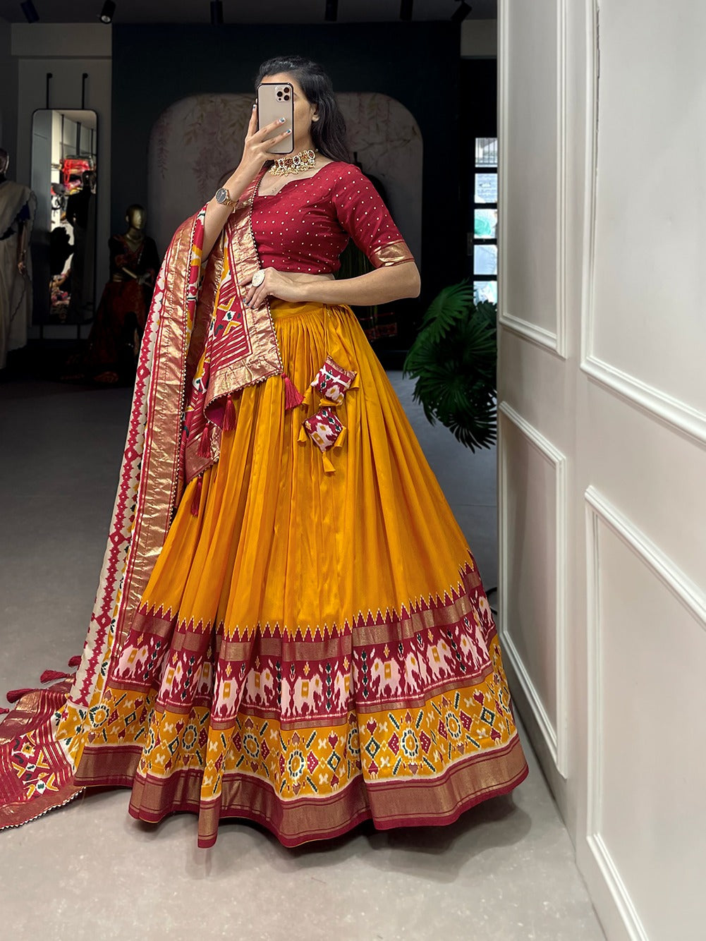 New Festive Silk Patola Lehenga Choli