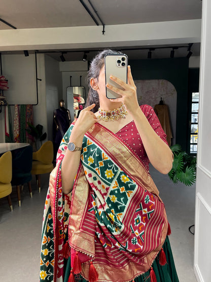 New Festive Silk Patola Lehenga Choli