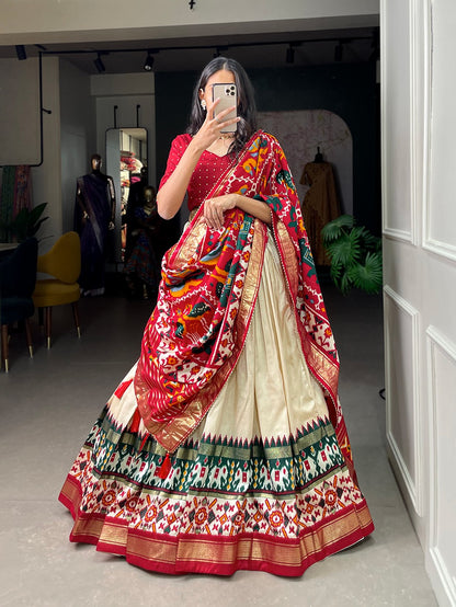 New Festive Silk Patola Lehenga Choli