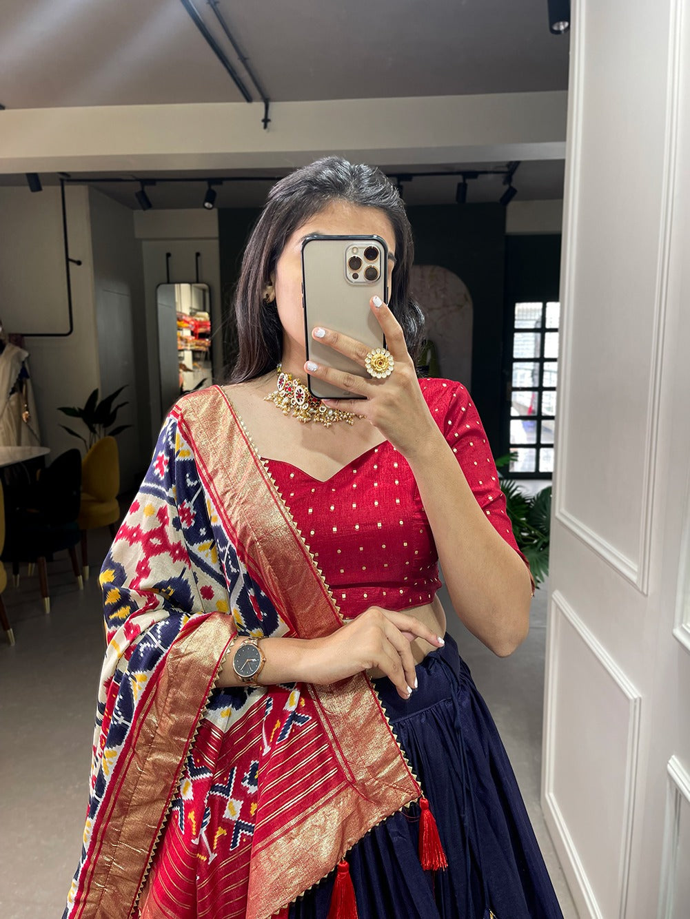 New Festive Silk Patola Lehenga Choli