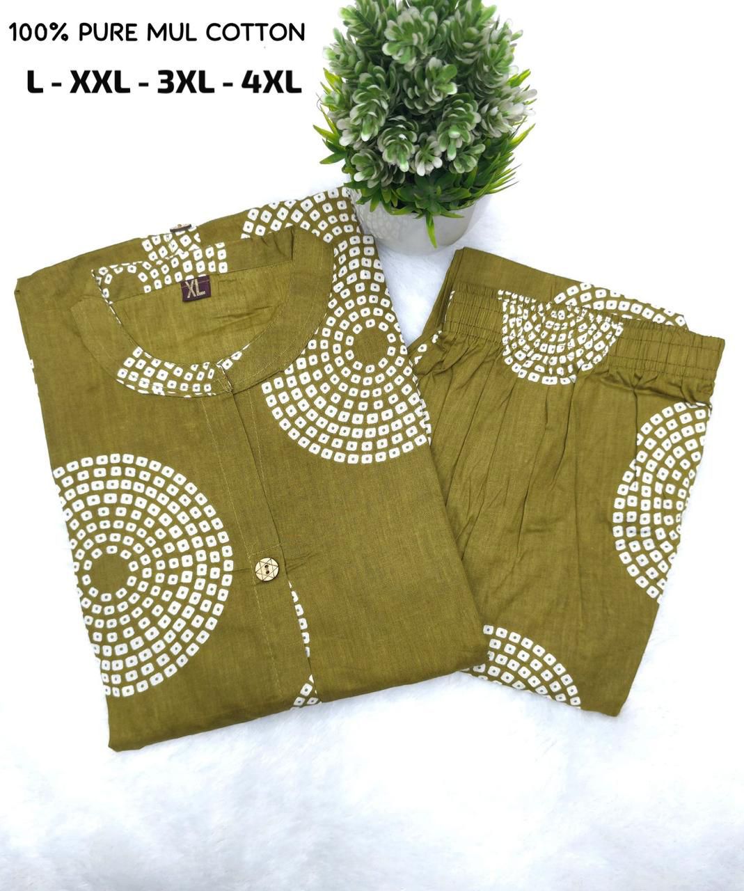 Bandhani Print Cotton Co-ord Set