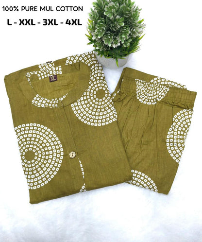Bandhani Print Cotton Co-ord Set
