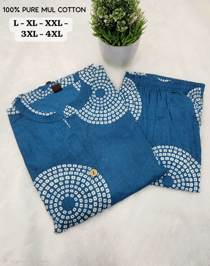 Bandhani Print Cotton Co-ord Set