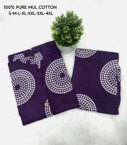 Bandhani Print Cotton Co-ord Set