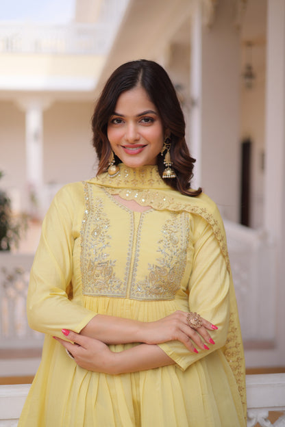 Premium Mal Chanderi 3-piece Set