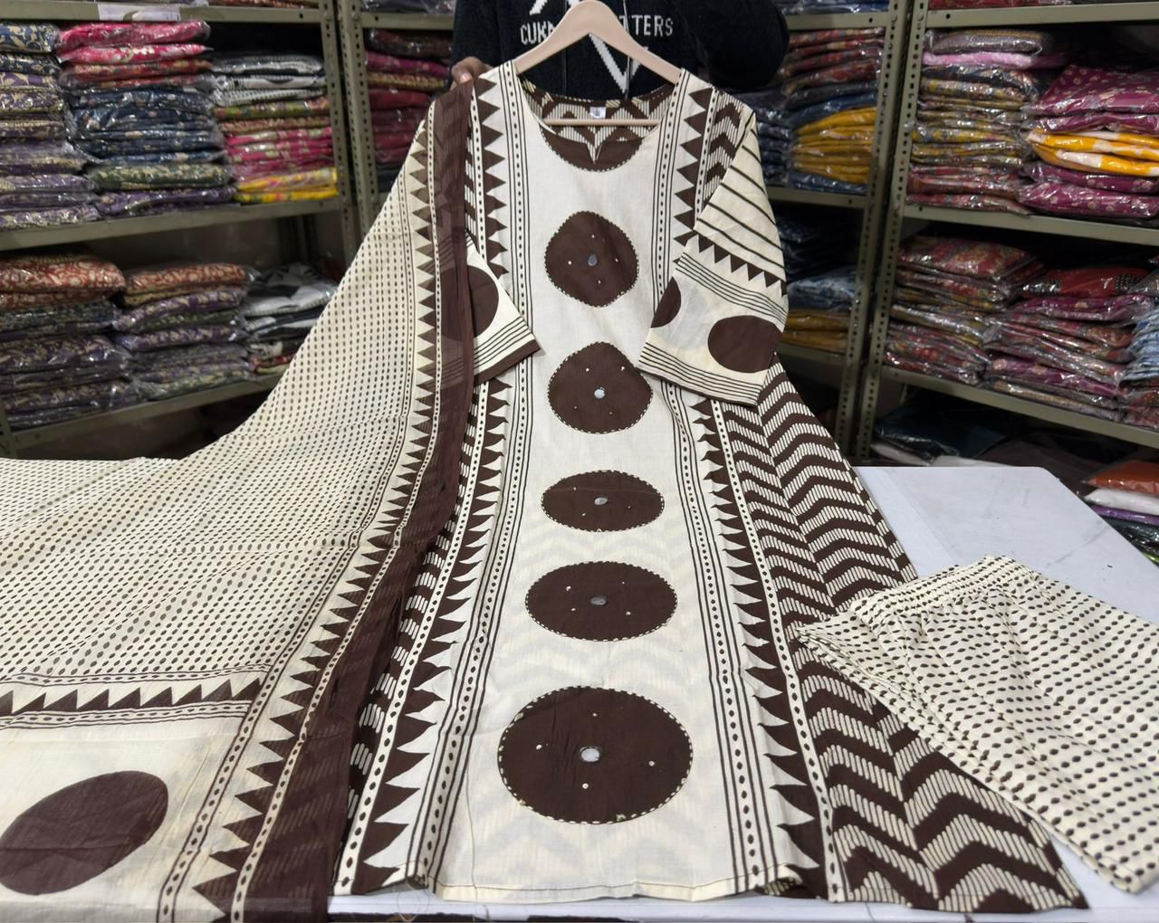 Trendy Cotton Kurta 3-Piece Set