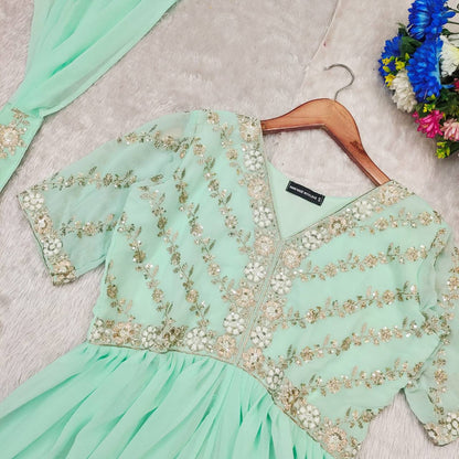 High-Low Anarkali Kurta Set