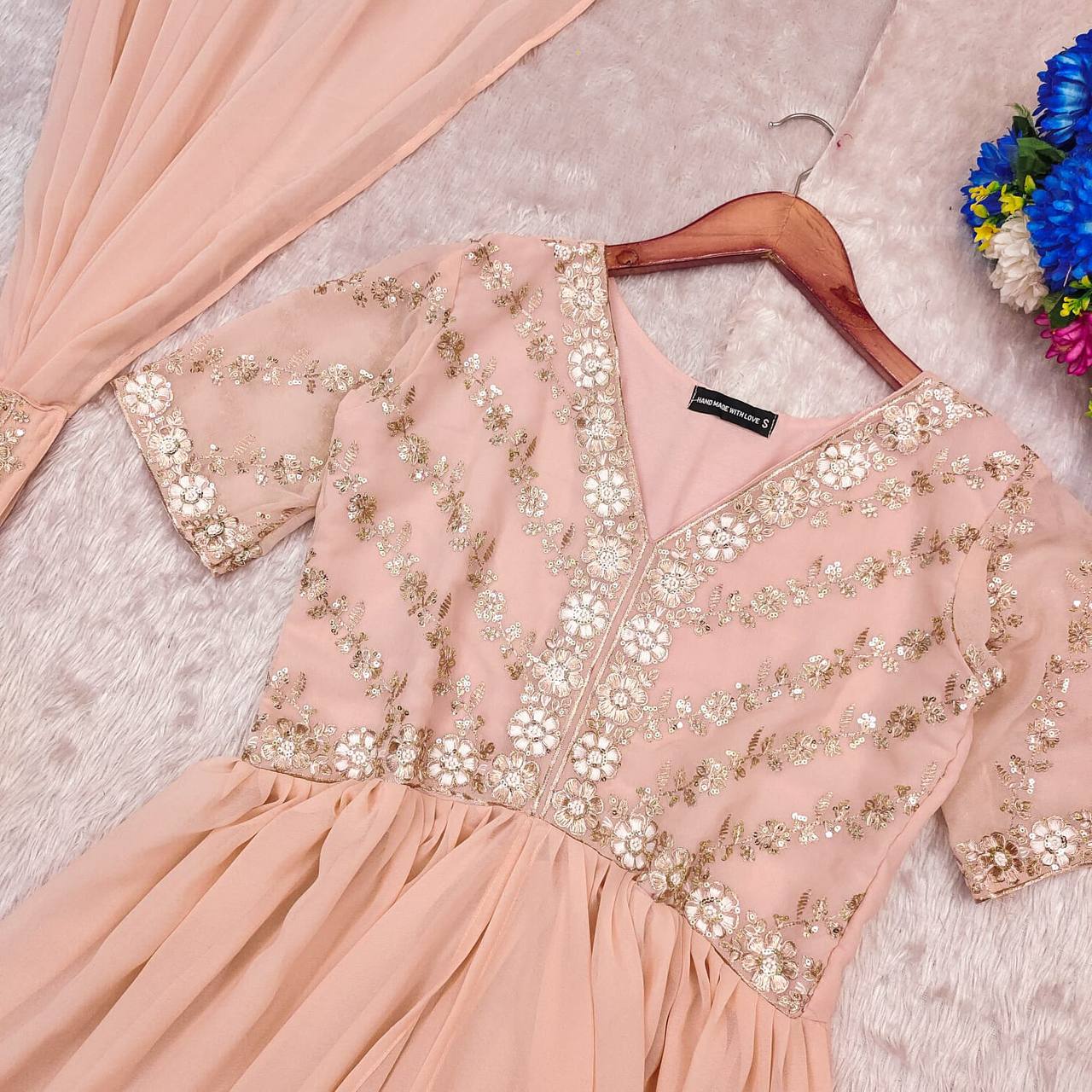 High-Low Anarkali Kurta Set