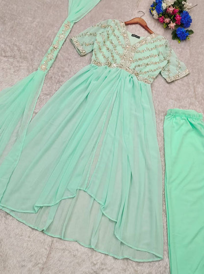 High-Low Anarkali Kurta Set
