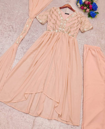 High-Low Anarkali Kurta Set