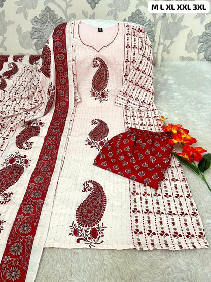 Morgan Sequence Silk Digital Print Kurti Set