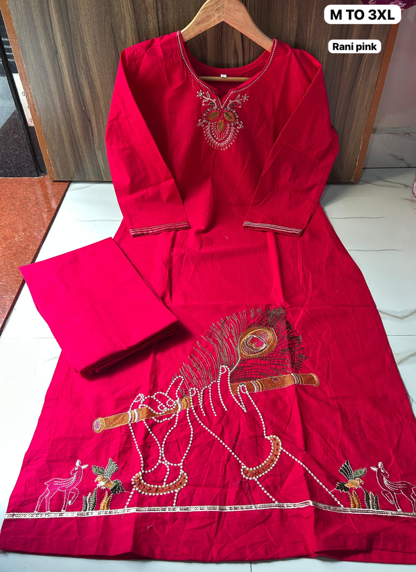 Designer Krishna's Flute Co-ord Set