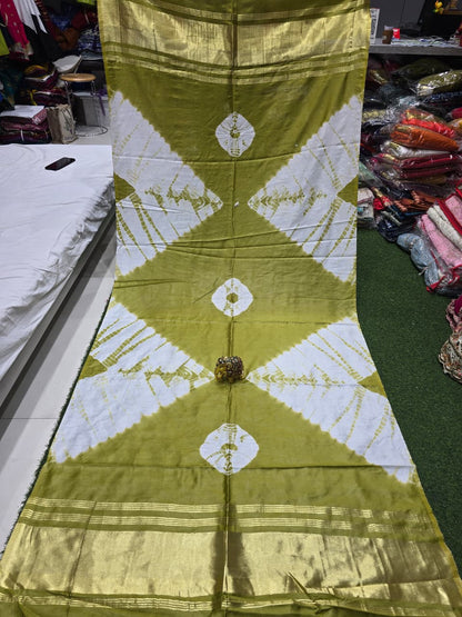 New Semi Gajji Silk Batik Dupatta