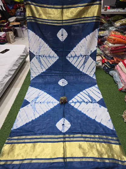 New Semi Gajji Silk Batik Dupatta