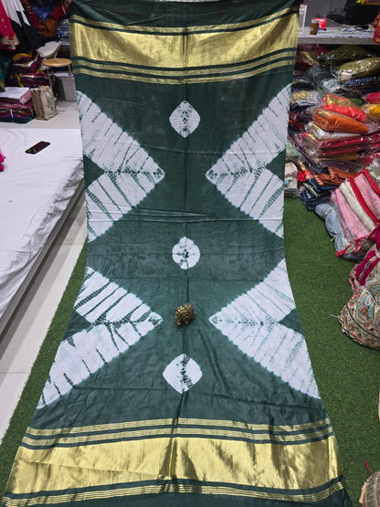 New Semi Gajji Silk Batik Dupatta
