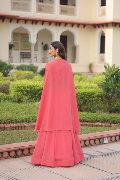 Designer Beads Embroidery Lehenga Set