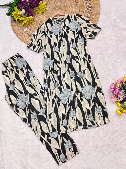 Premium Crape Co-ord Set