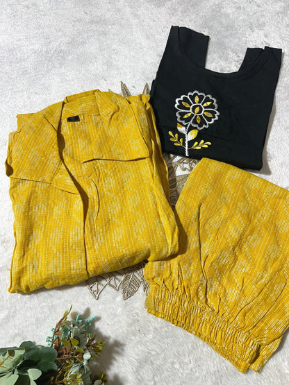 Summer Special Cord Set With Stylish Shrug