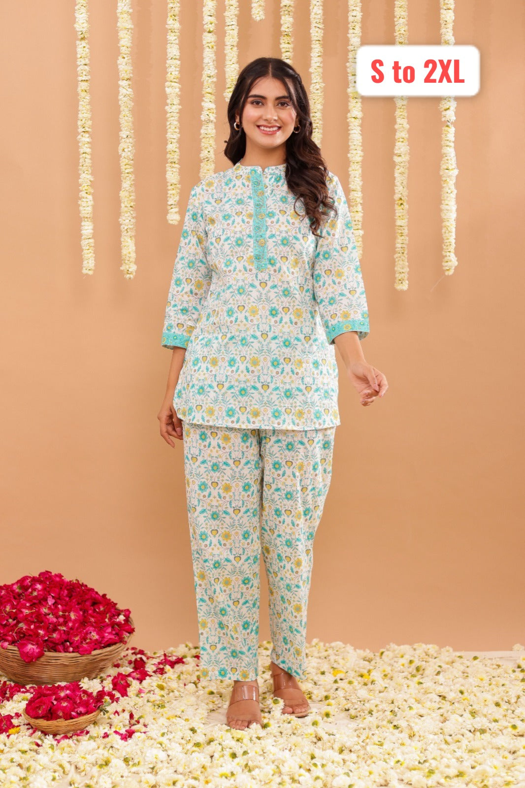Stylish Floral Print Co-ord Set