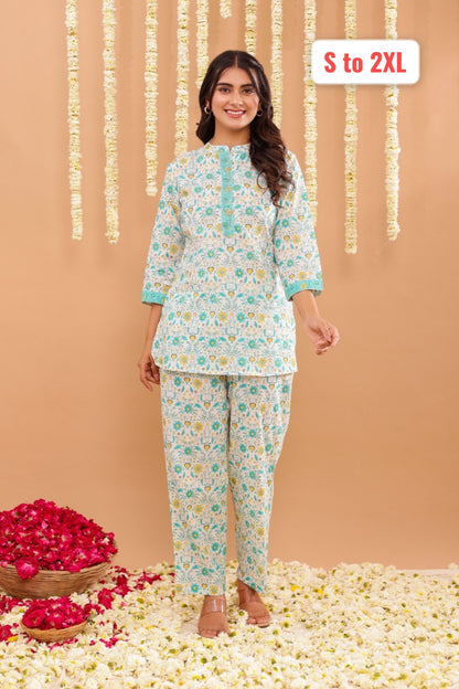 Stylish Floral Print Co-ord Set
