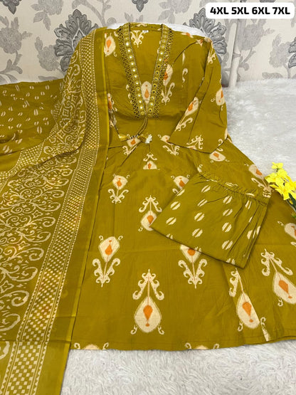 Elegant Pure Mul Cotton Kurti Set