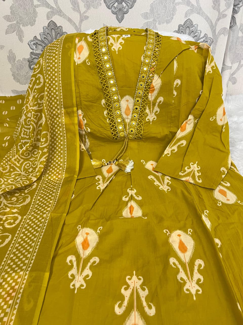 Elegant Pure Mul Cotton Kurti Set