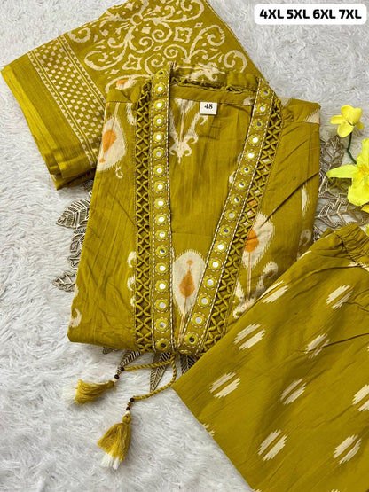 Elegant Pure Mul Cotton Kurti Set