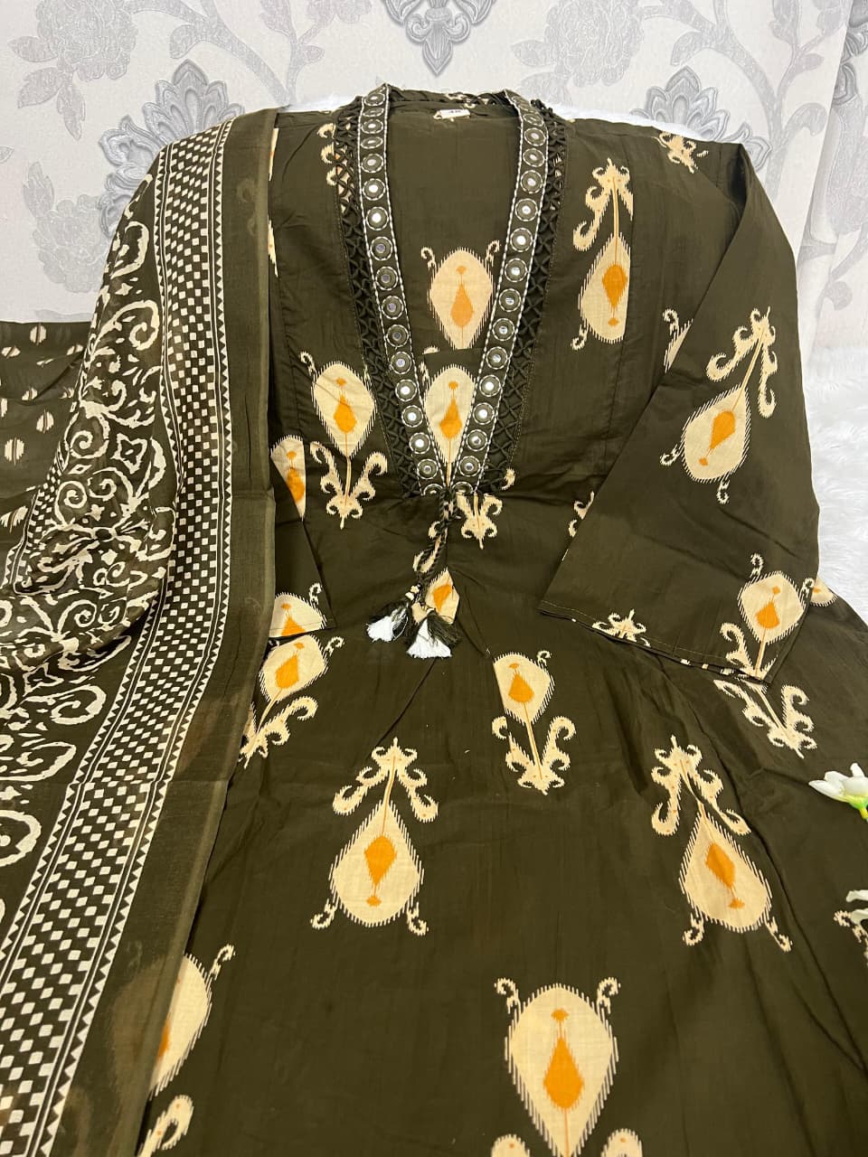 Elegant Pure Mul Cotton Kurti Set