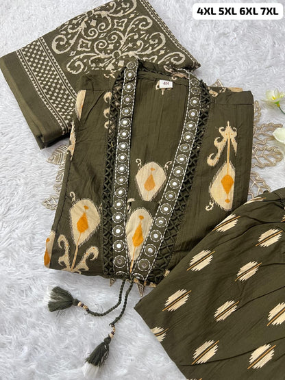 Elegant Pure Mul Cotton Kurti Set