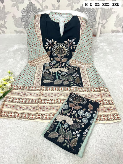 Pure Burbary Silk Co-ord Set