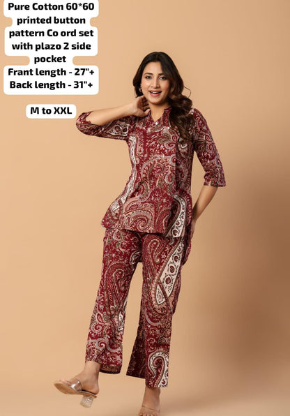 Summer Special Cotton Co-ord Set