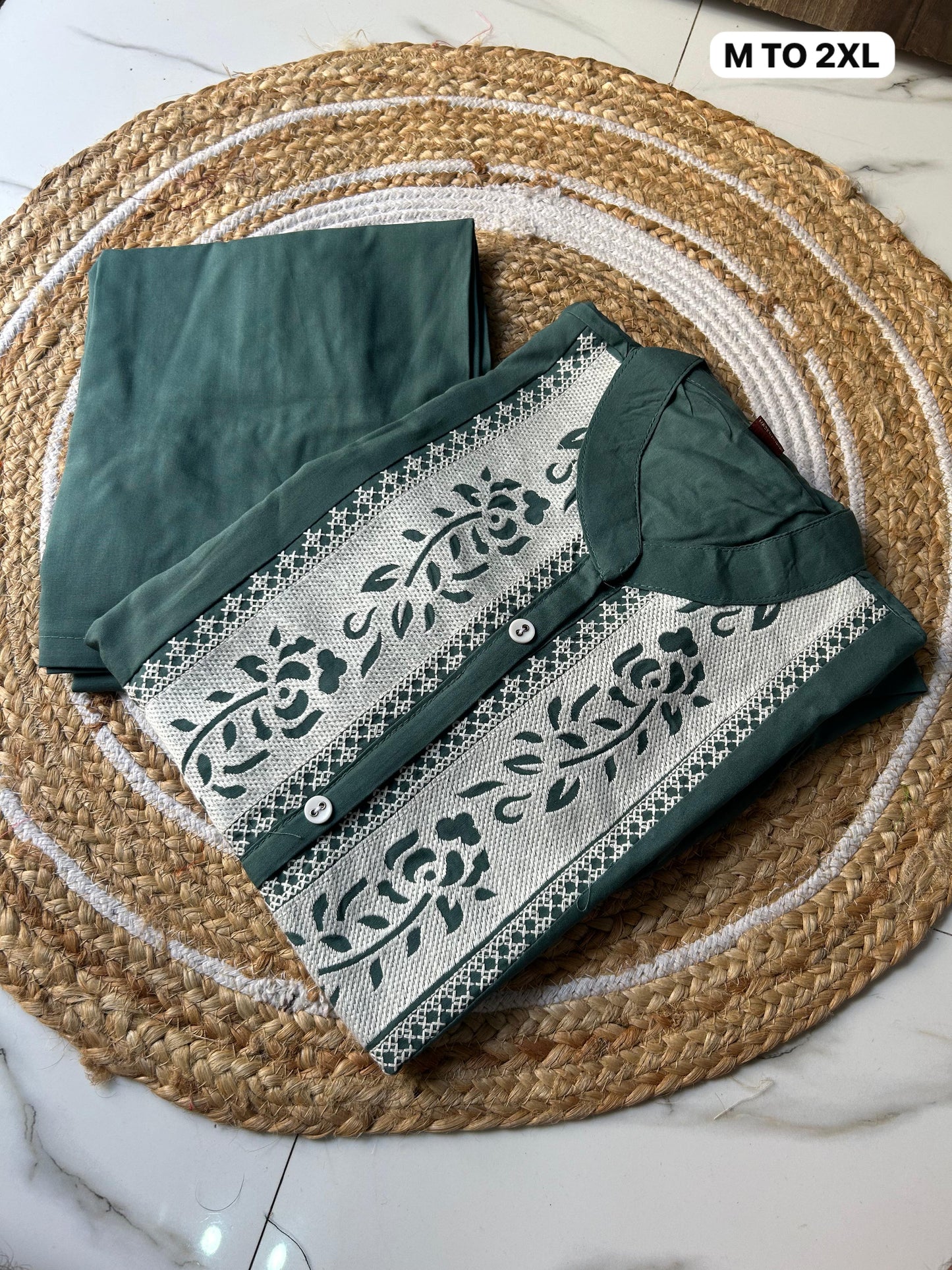 Stylish Embroidered Top Co-ord Set