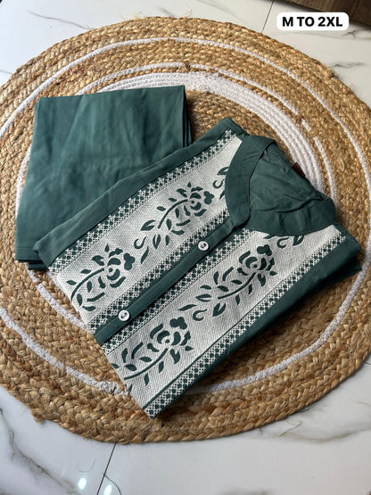 Stylish Embroidered Top Co-ord Set