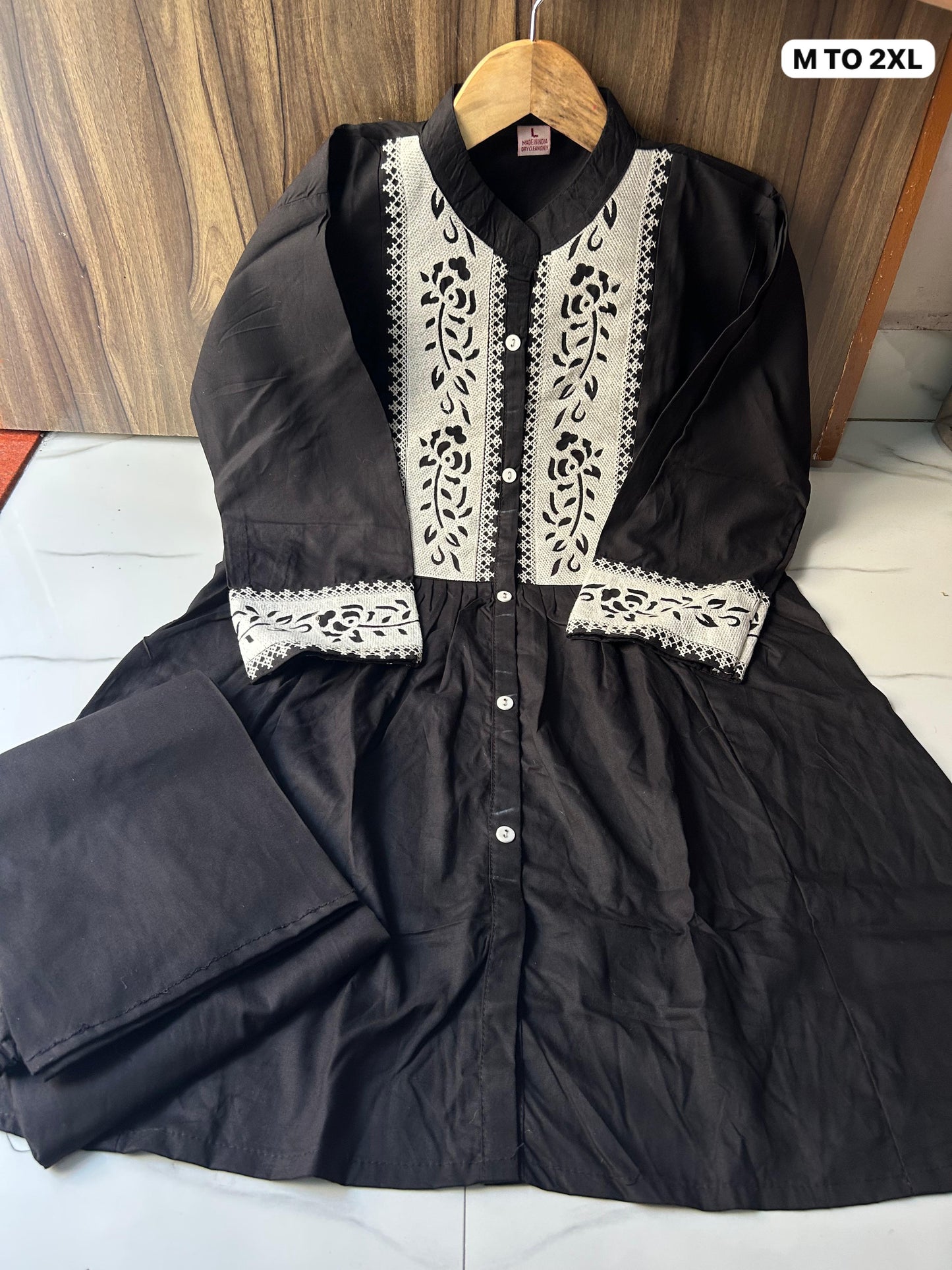 Stylish Embroidered Top Co-ord Set
